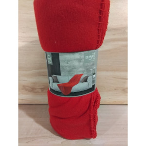 Plaid couverture rouge 150 × 200 cm – Doux et chaud – Idéal canapé, lit et cocooning