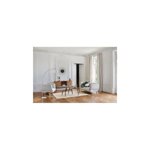 Lot de 2 tables basses gigognes Miléo effet noyer