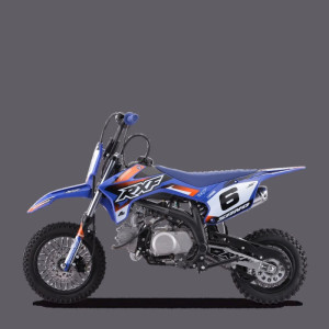 Dirt bike sano rxf rookie 110cc semi-auto Bleu