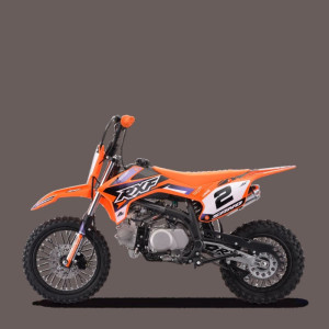 Dirt bike sano rxf rookie 125cc semi-auto Orange