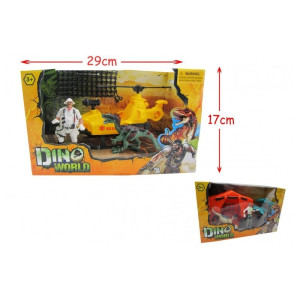 SET DINOSAURE + VEHICULE + ACCESSOIRES FOREST TOYS