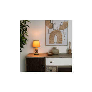 Lampe pied 3 galets Luis haut 30 cm
