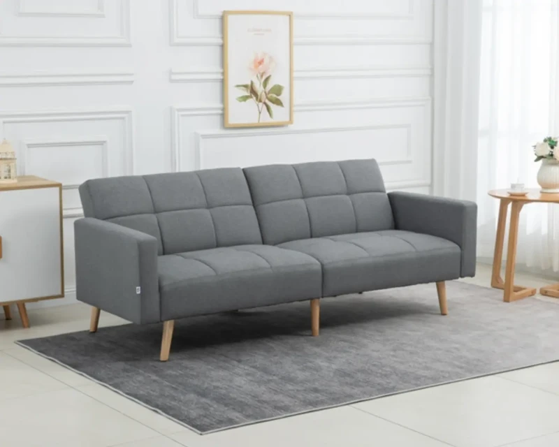 Canapé convertible 2 places scandinave