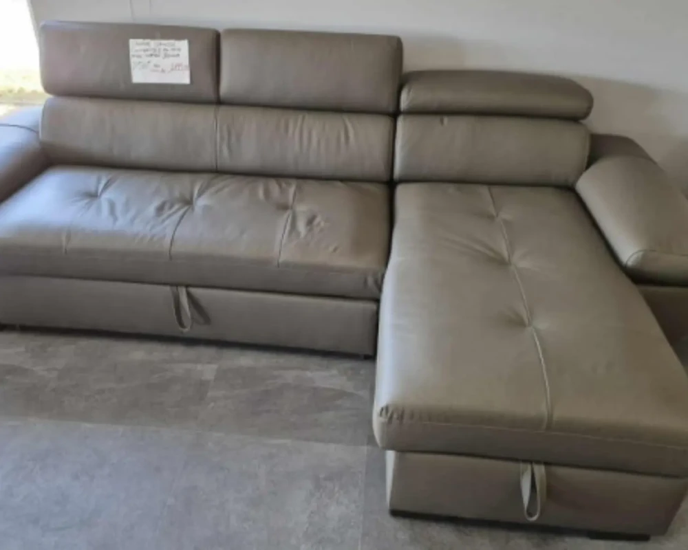 Canapé kaki convertible