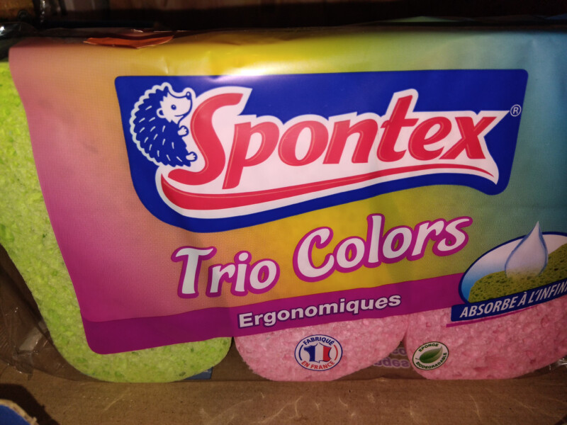 🧽 Éponge Spontex Tris Color – Éponge multi-usages résistante et colorée