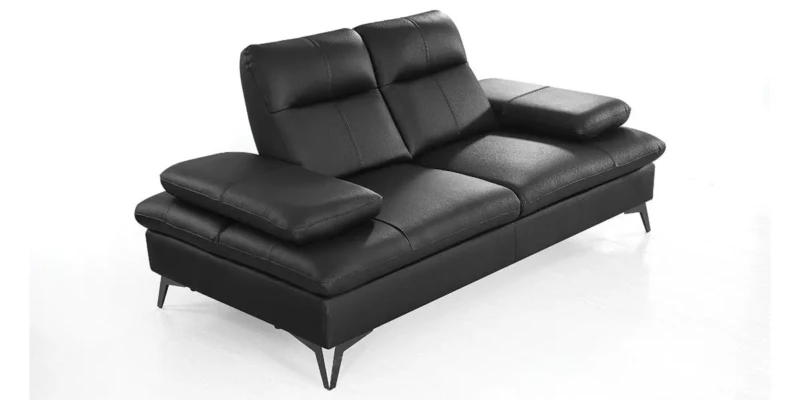canape_2_places_cuir_noir_profil