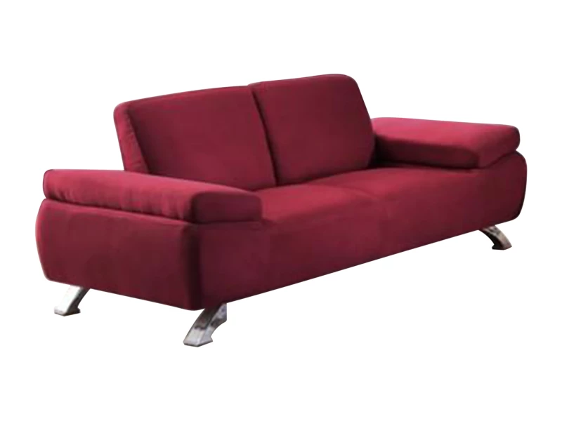 canape-2-places-microfibre-polka-marron