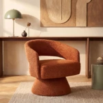 fauteuil-pivotant-tissu-chenille-terracotta-fedot
